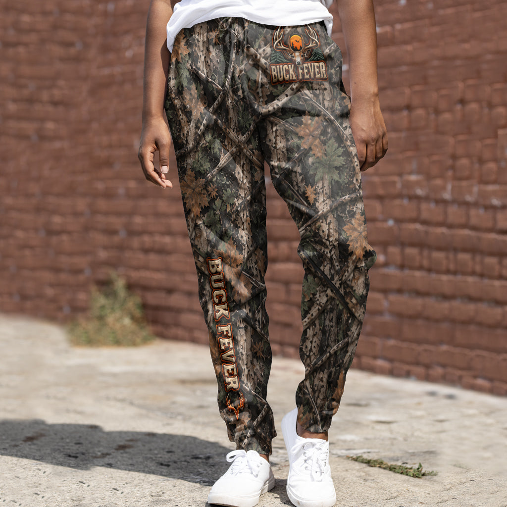 Buck Fever - Personalized Hunting Hoodie and Sweatpants