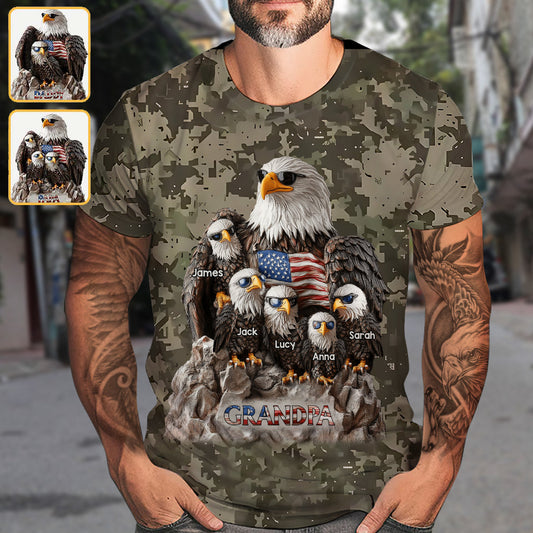 Starker Papa – Personalisiertes Vater-Shirt