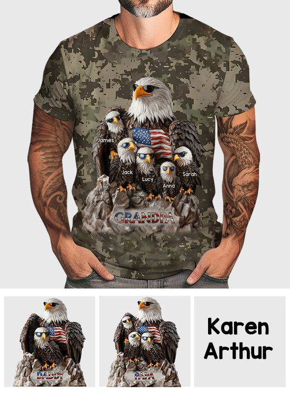 Starker Papa – Personalisiertes Vater-Shirt