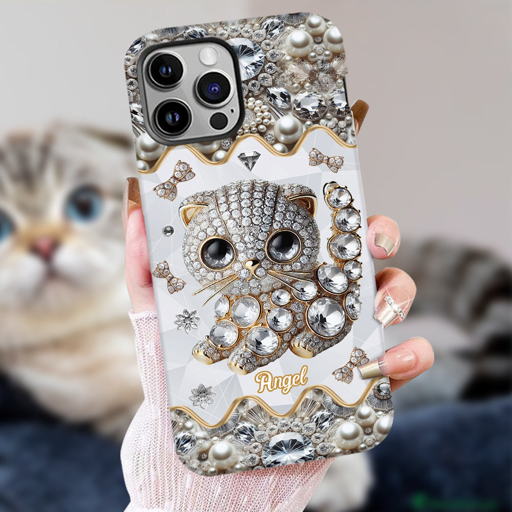 Love Scottish Fold - Personalized Cat Full Print Phone Case