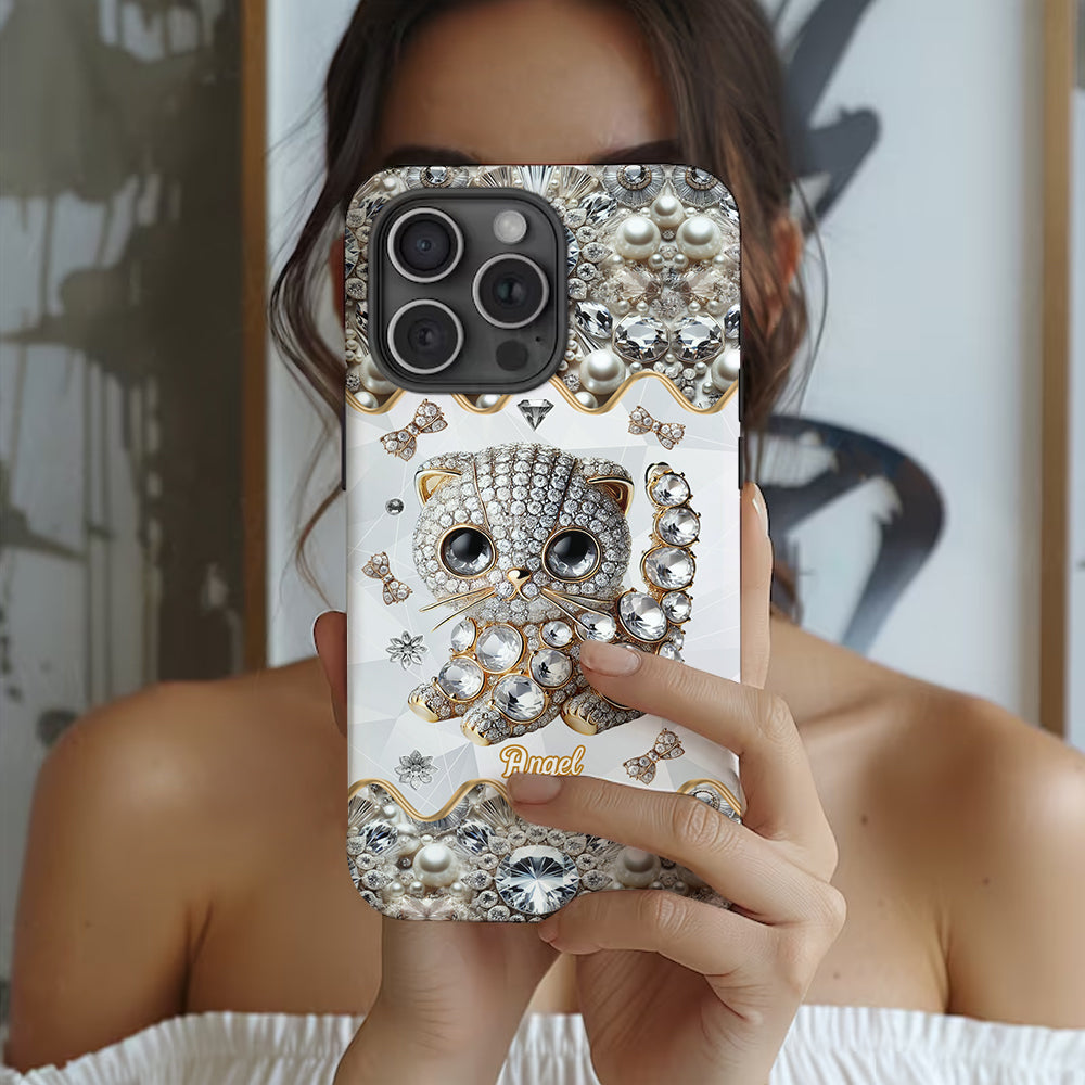 Love Scottish Fold - Personalized Cat Full Print Phone Case