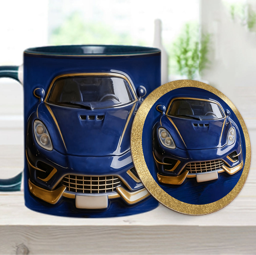Your Car - Personalized Car Lover Accent Mug & Coaster