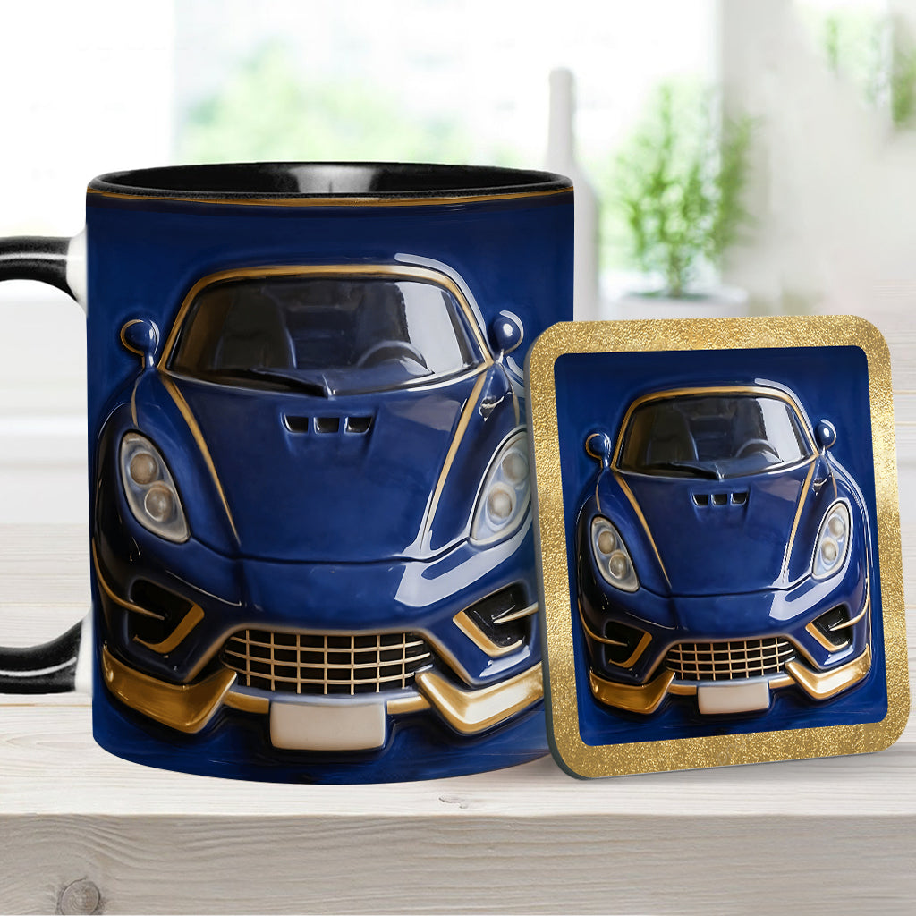 Your Car - Personalized Car Lover Accent Mug & Coaster