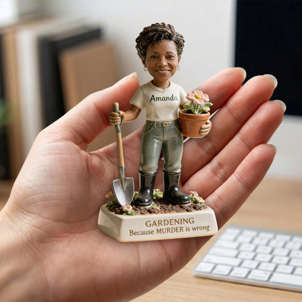 Gartenzauberer - Personalisierte Garten Premium 3D Figur