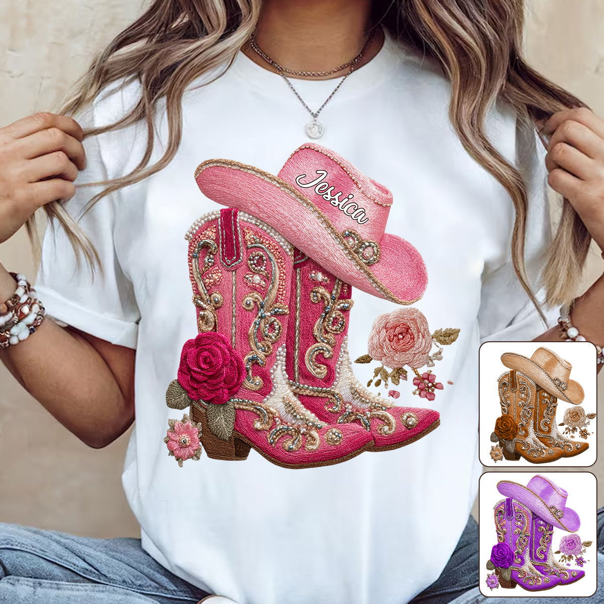 Cowgirl Boots - Personalized Cowgirl T-shirt And Hoodie