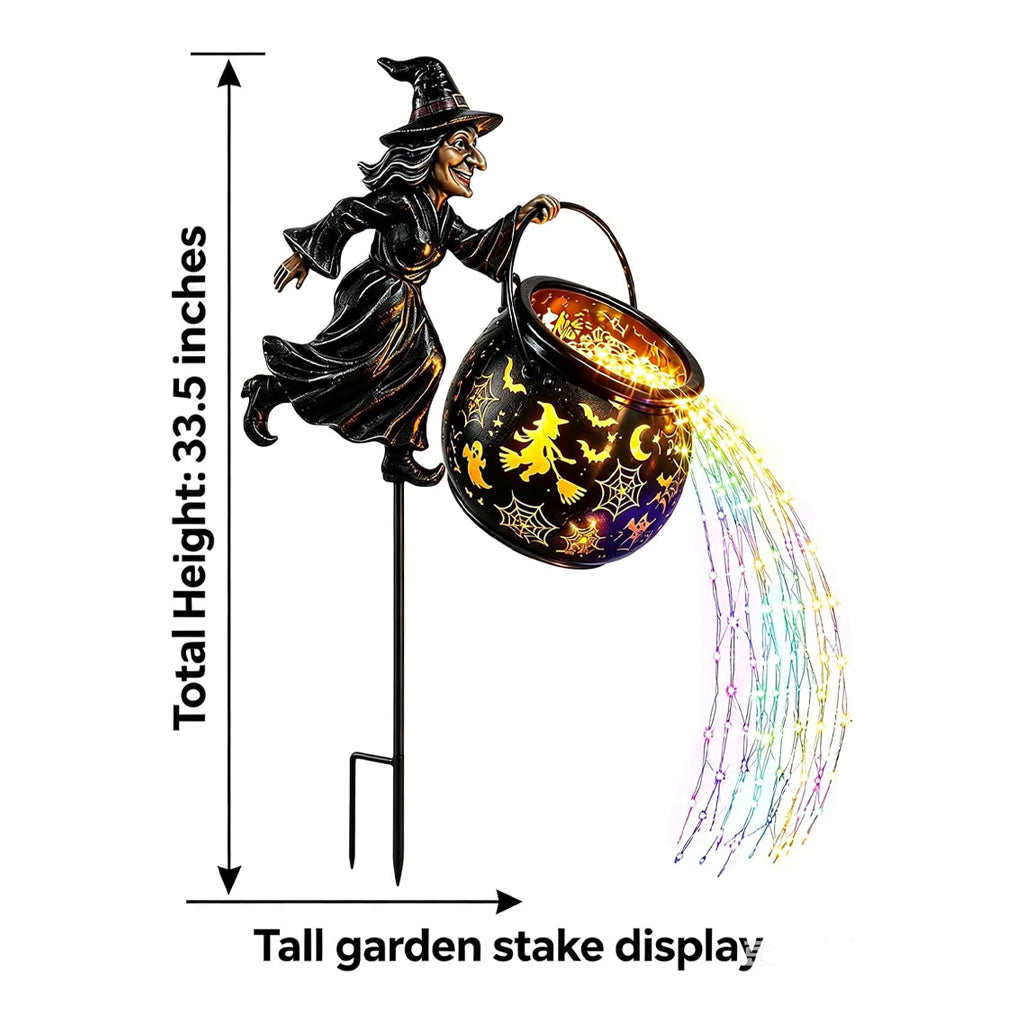Witch Cauldron Garden Light