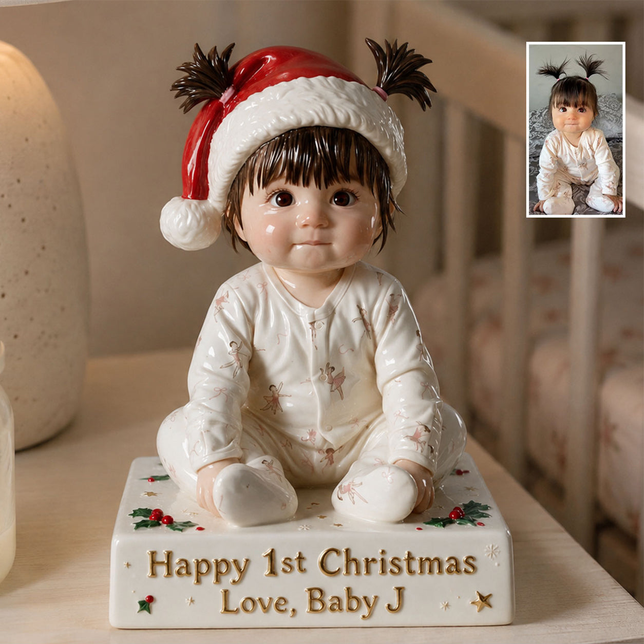 Benutzerdefiniert aus jedem Foto - Personalisierte 3D-Plakette für Kinder