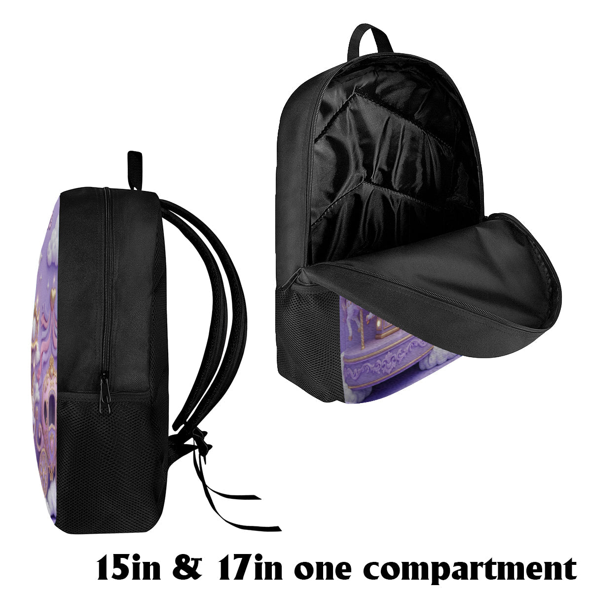 Zauberland – Geschenk für Tochter/Enkelin – Personalisierter multifunktionaler Kinderrucksack