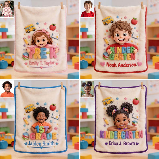 Kunstwerk Ihres Kindes - Personalisierte Kinderdecke