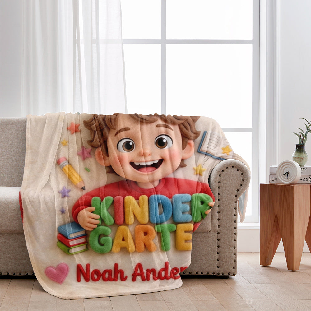 Kunstwerk Ihres Kindes - Personalisierte Kinderdecke