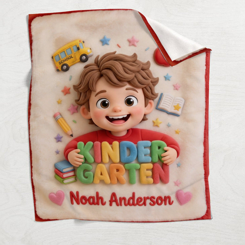 Kunstwerk Ihres Kindes - Personalisierte Kinderdecke