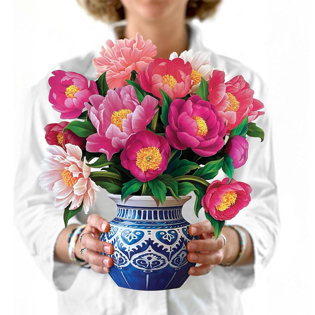 Paper Flower Bouquet Greeting Cards with Envelope