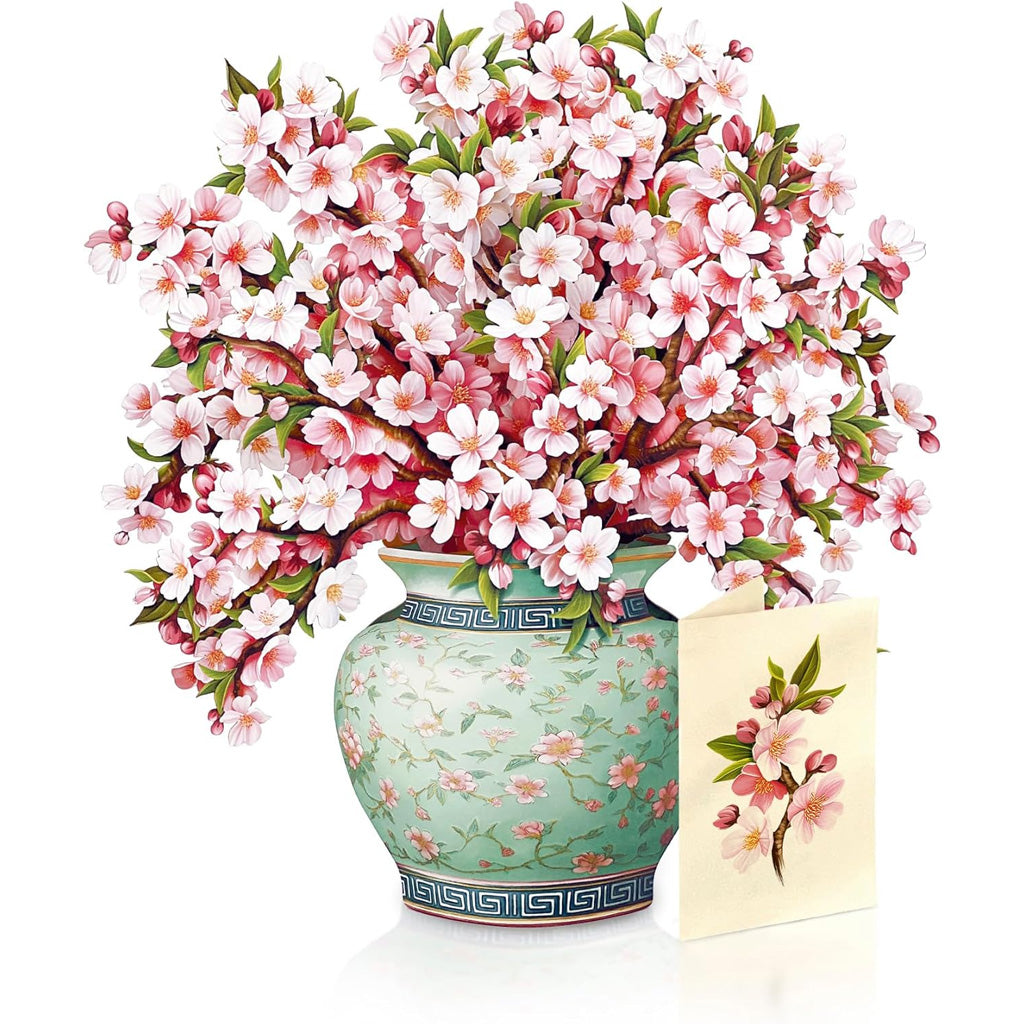 Paper Flower Bouquet Greeting Cards with Envelope