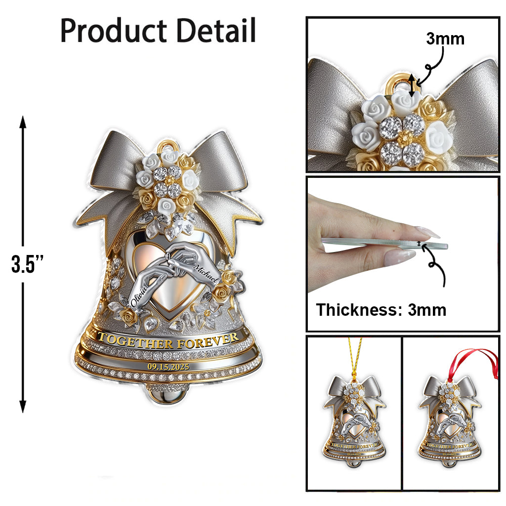 Together Forever - Personalized Couple Ornament