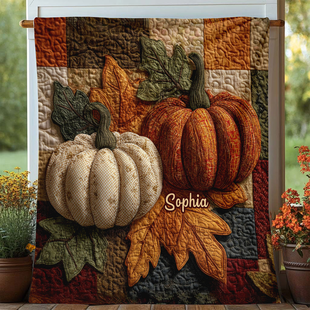 Fall Season - Personalized Autumn Blanket