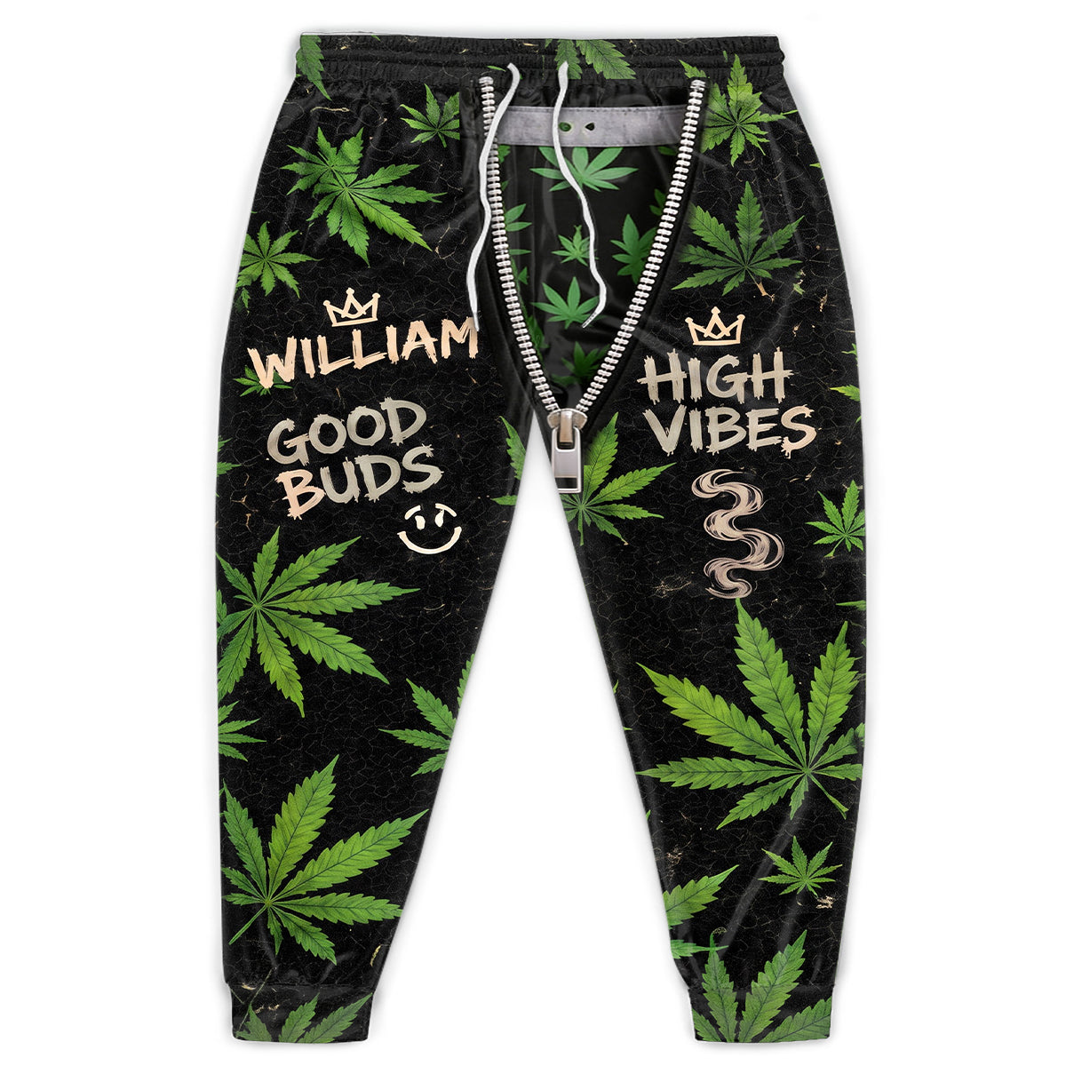 Funny Cannabis - Personalized Weed Unisex Sweatpants