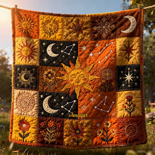 Bleib cool, kleiner Hippie – personalisierte Hippie-Decke