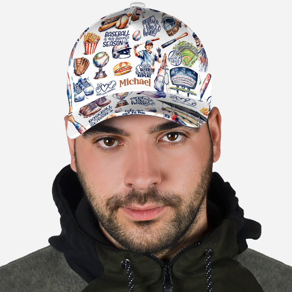 Liebe die Baseball-Saison – Personalisierte klassische Baseballkappe