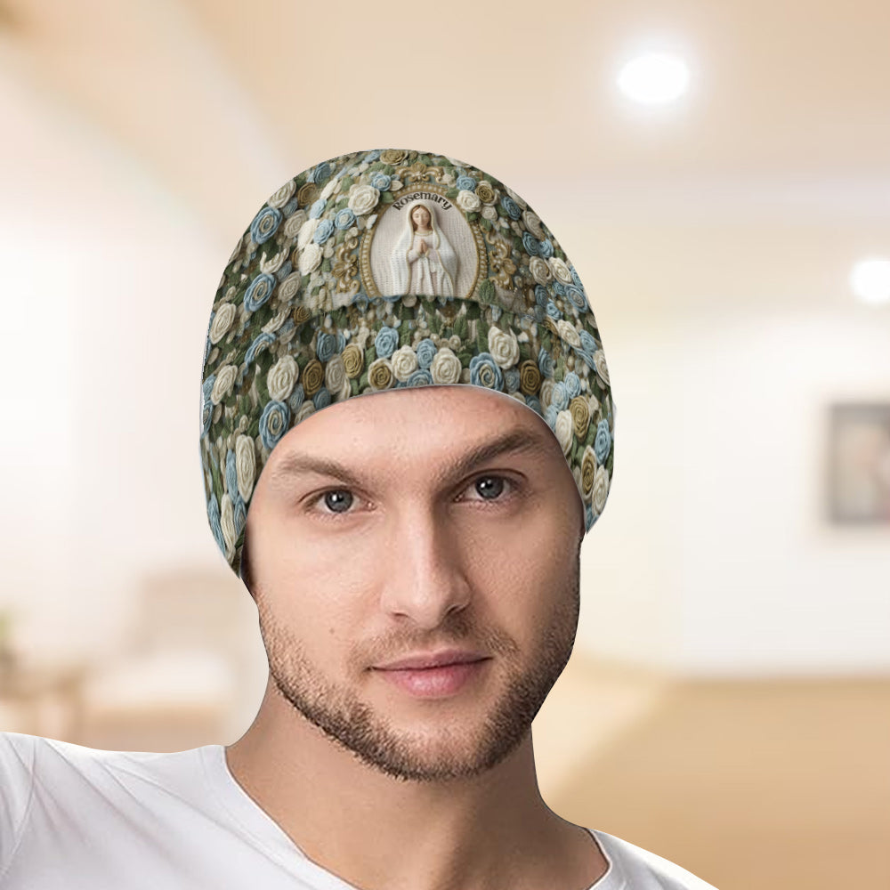 Our Lady's Rose - Personalized Christian Beanie Hat