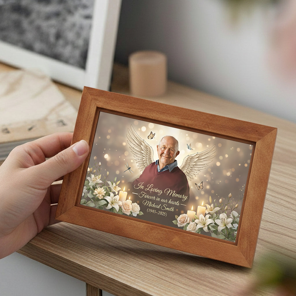 Gedenkgeschenk – Personalisierte Gedenkbox aus Holz