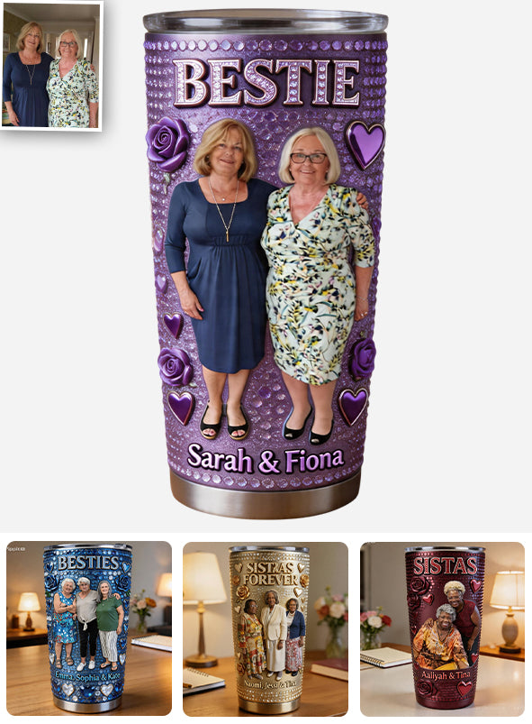 Personalisierter Bestie Tumbler - Foto nach Wahl