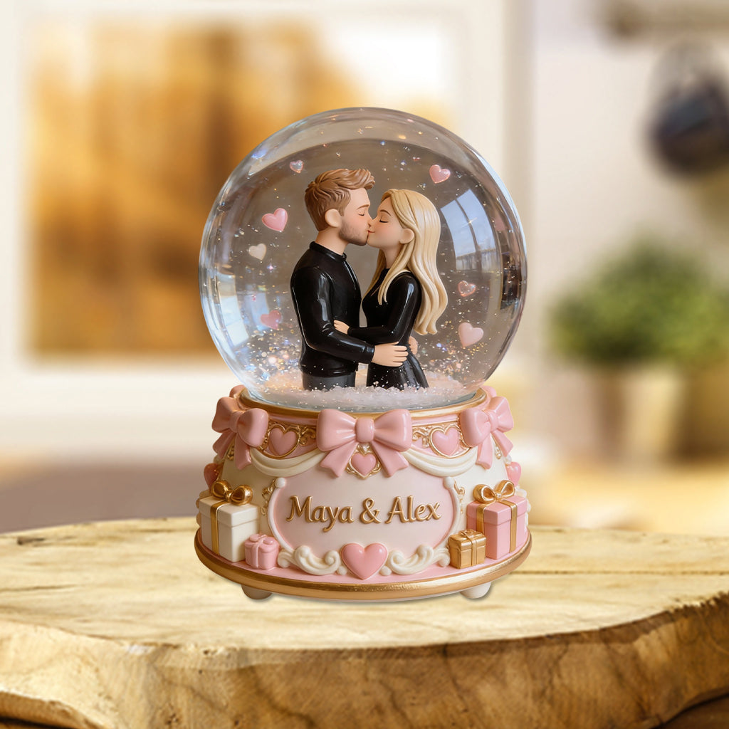 Das beste Valentinstagsgeschenk für Sie/Ihn – personalisierte Acrylplakette in individueller Pärchenform