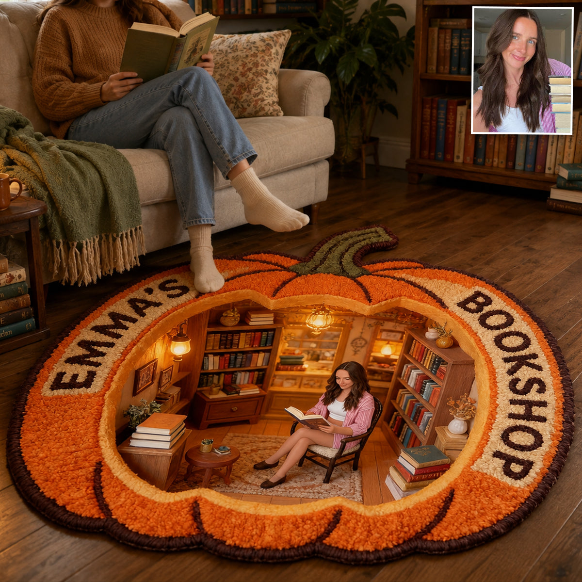 Shop Miniature - Personalized Coffee Non-Slip Tufted Rug