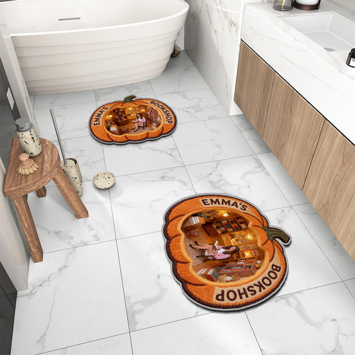 Shop Miniature - Personalized Coffee Non-Slip Tufted Rug