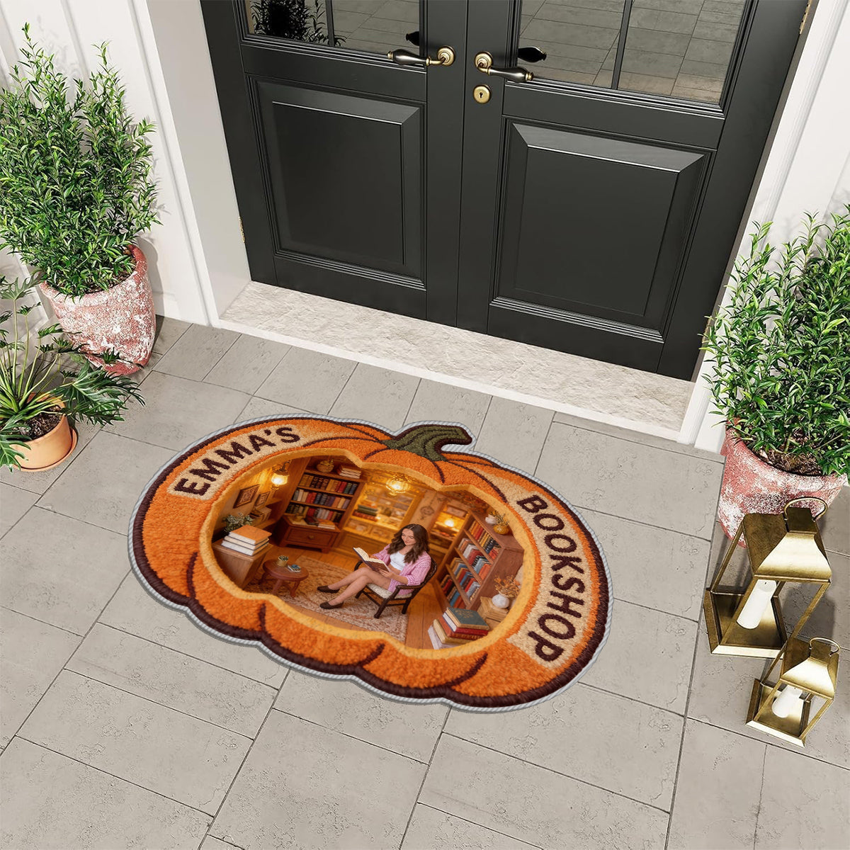 Shop Miniature - Personalized Coffee Non-Slip Tufted Rug