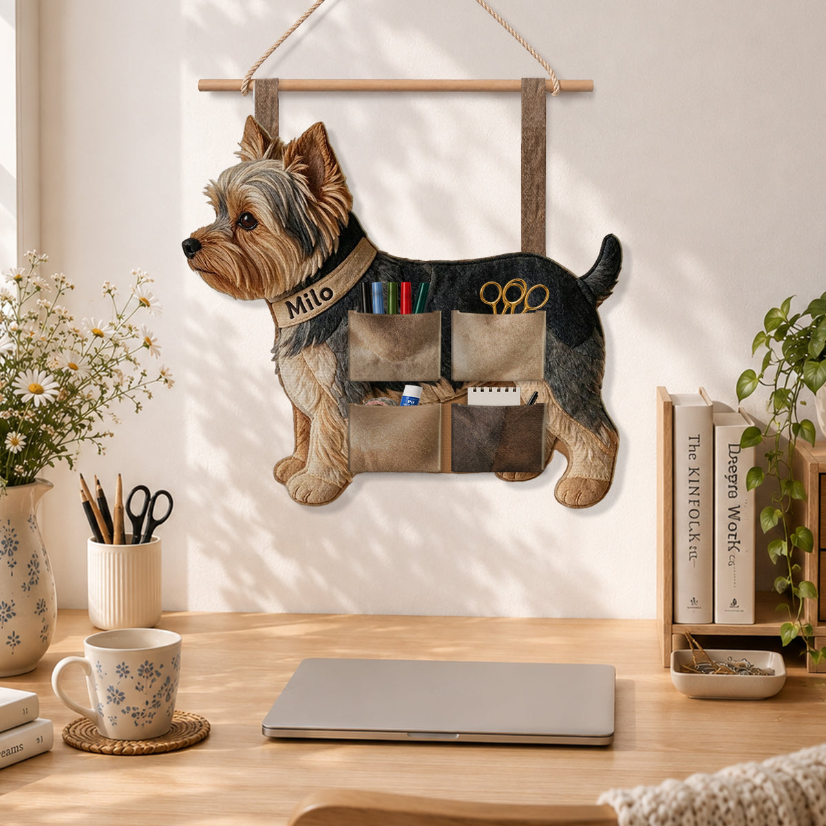 Gift For Dog Lovers - Personalized Dog Hanging Organizer