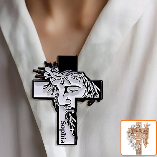 He Is Risen - Personalized Christian Pin