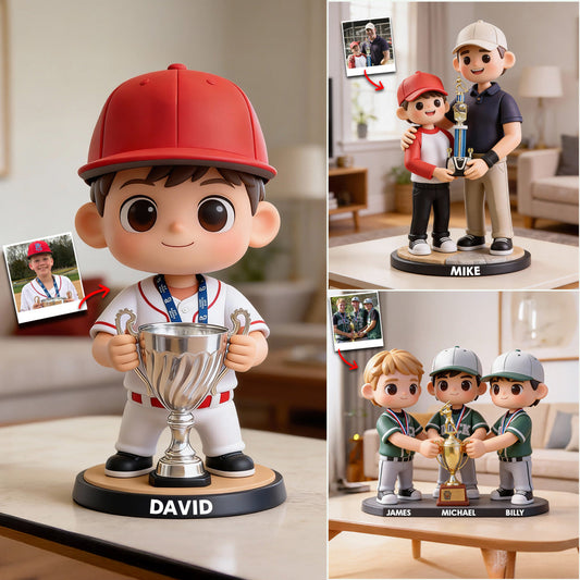 Trophy Moments – Personalisierte Acrylplakette in Baseballform