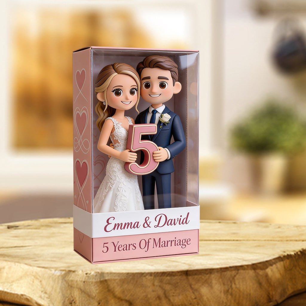 Custom Any Photo Happy Anniversary - Personalized Couple Custom Shaped Acrylic Plaque