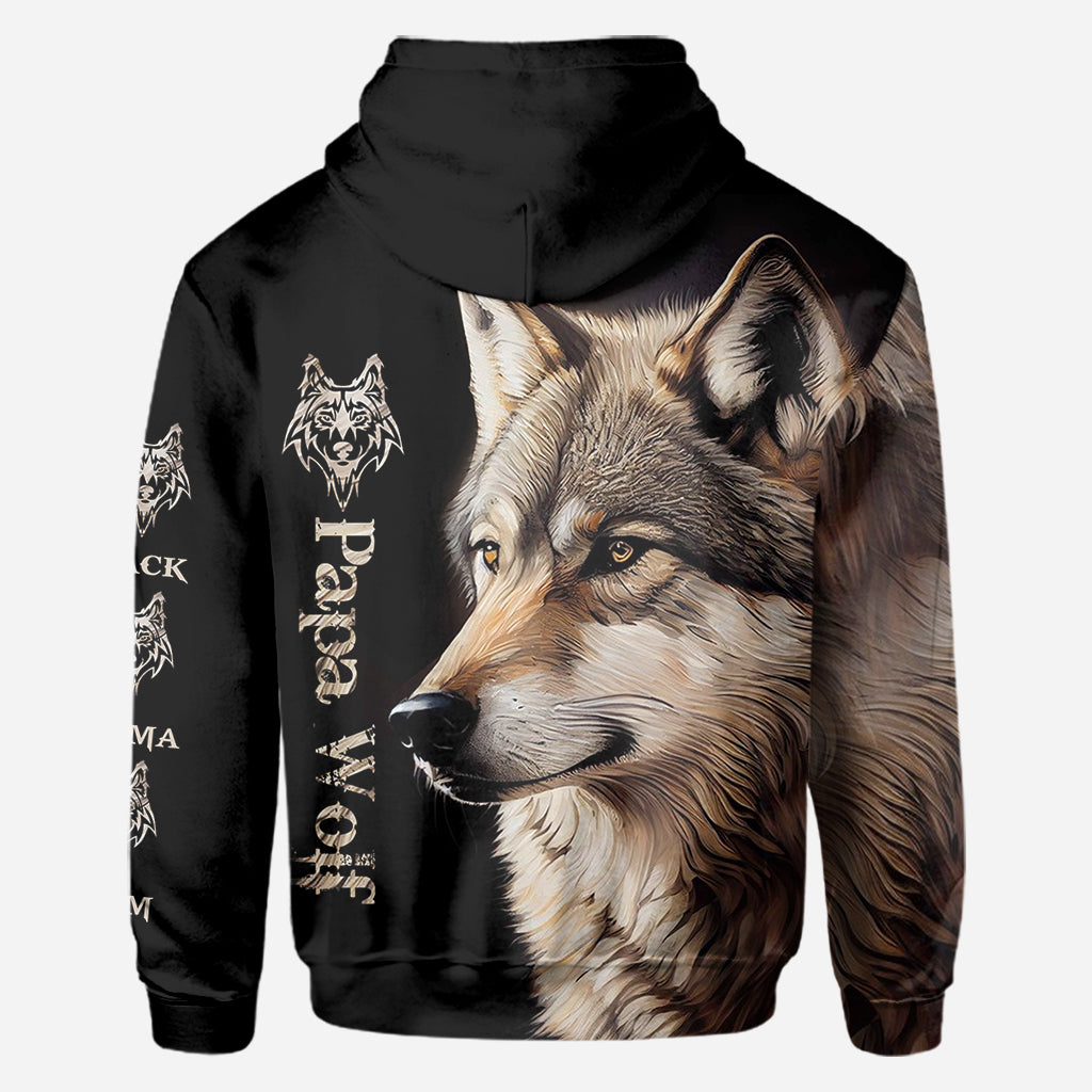 Papa Wolf – Personalisiertes Vater-T-Shirt