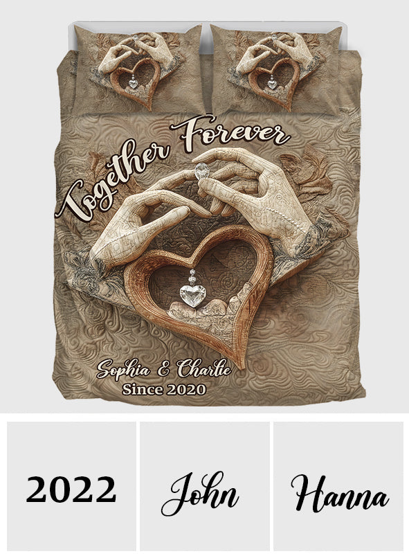 Für immer zusammen – Personalisierte Bettwäsche für Paare
