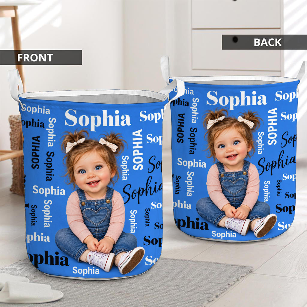 Merry Christmas - Personalized Kid Storage Basket