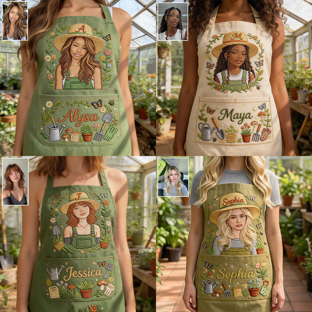 Liebe Gartenarbeit - Personalisierte Garten-Schürze