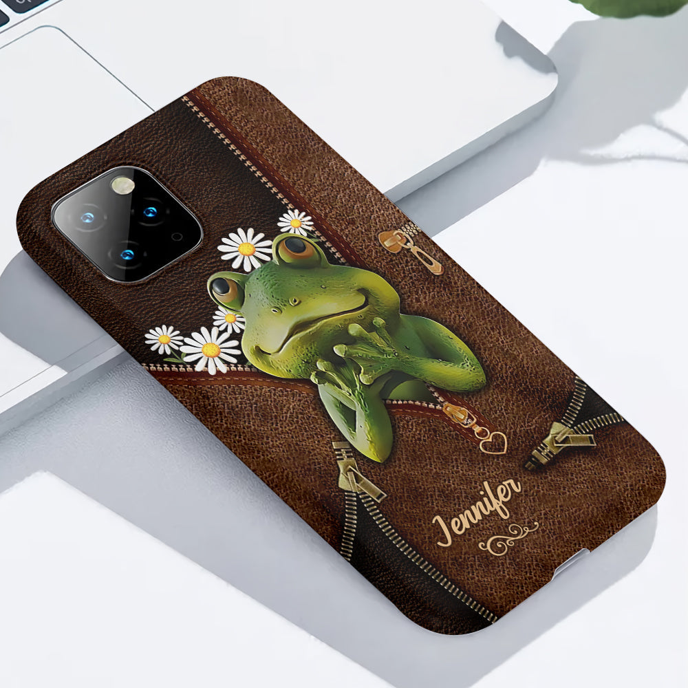 Cute Frogs - Personalized Frog Full Print Phone Case