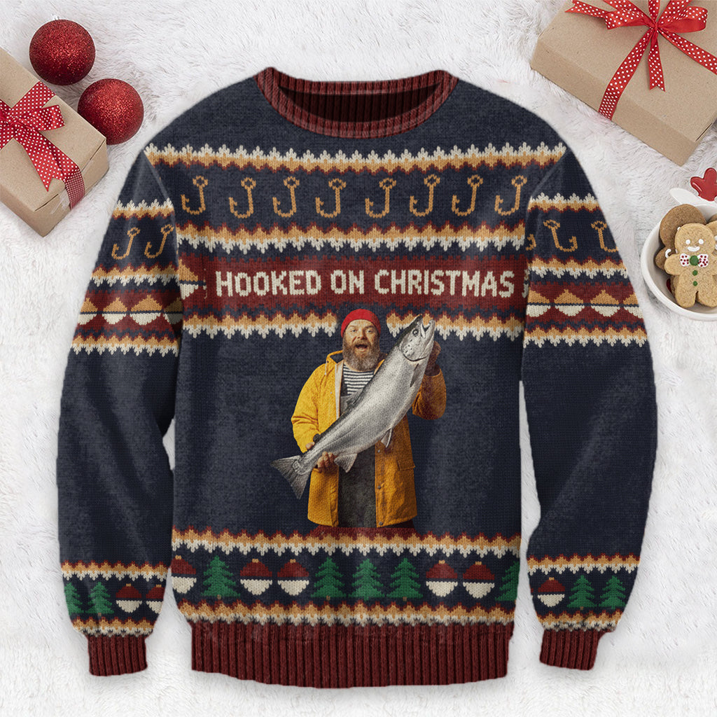 Weihnachtsfieber – Personalisierter Angel-Pullover