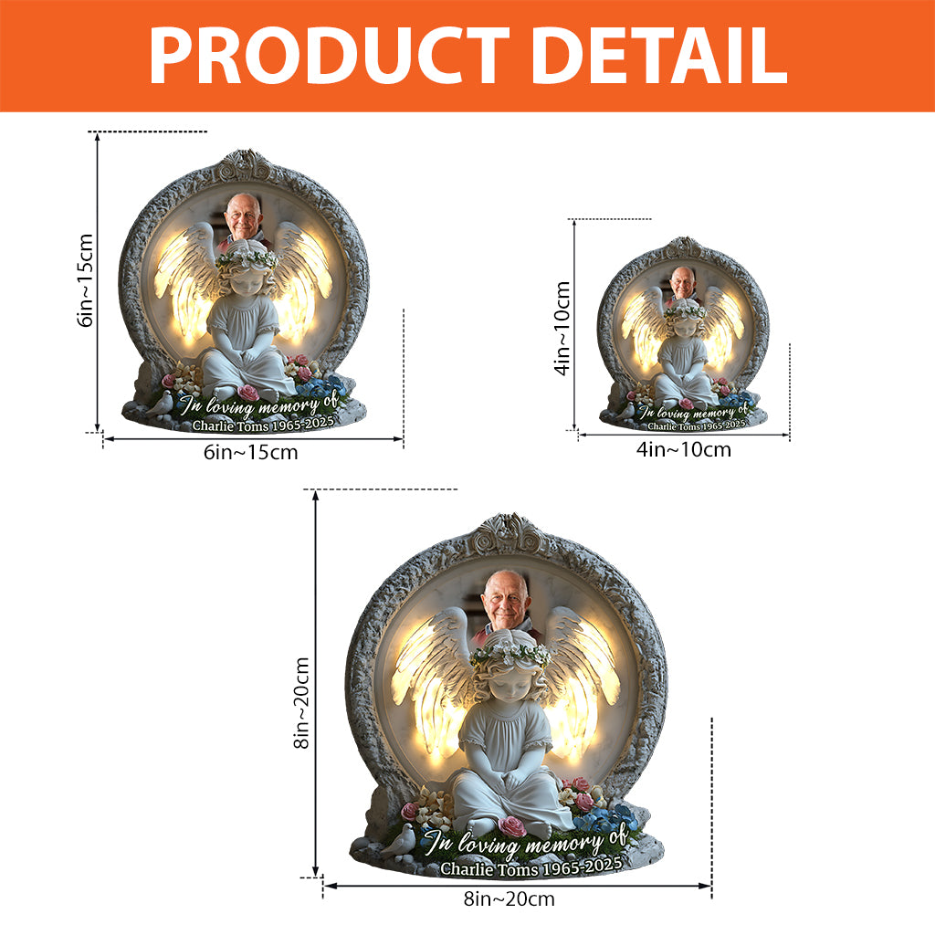 Forever in Our Hearts - Personalized Memorial Custom Shaped Acrylic Plaque