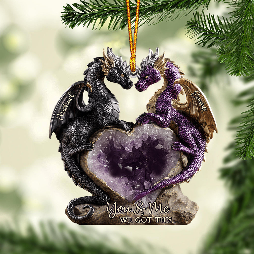 You & Me We Got This - Personalized Dragon Ornament