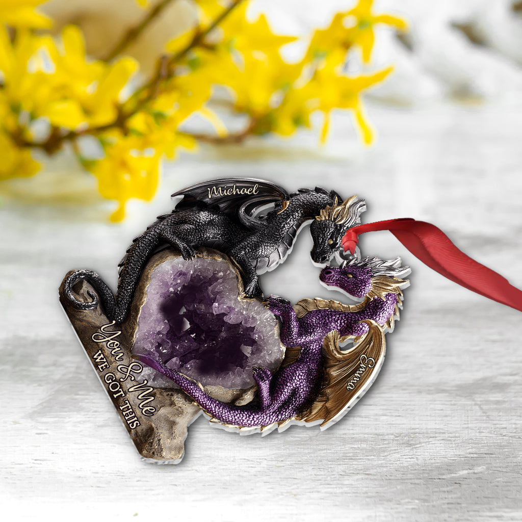 You & Me We Got This - Personalized Dragon Ornament