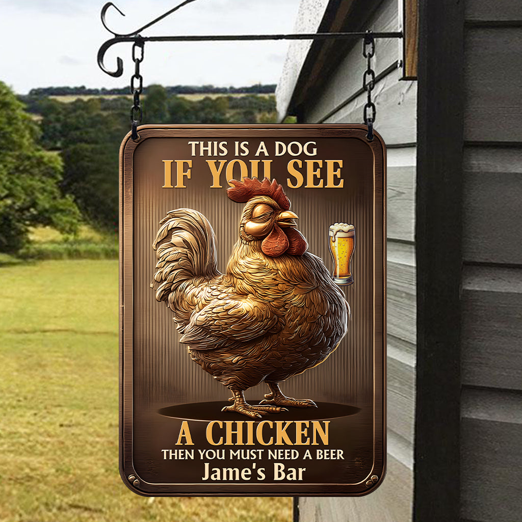 You Need A Beer - Personalized Beer Rectangle Metal Sign