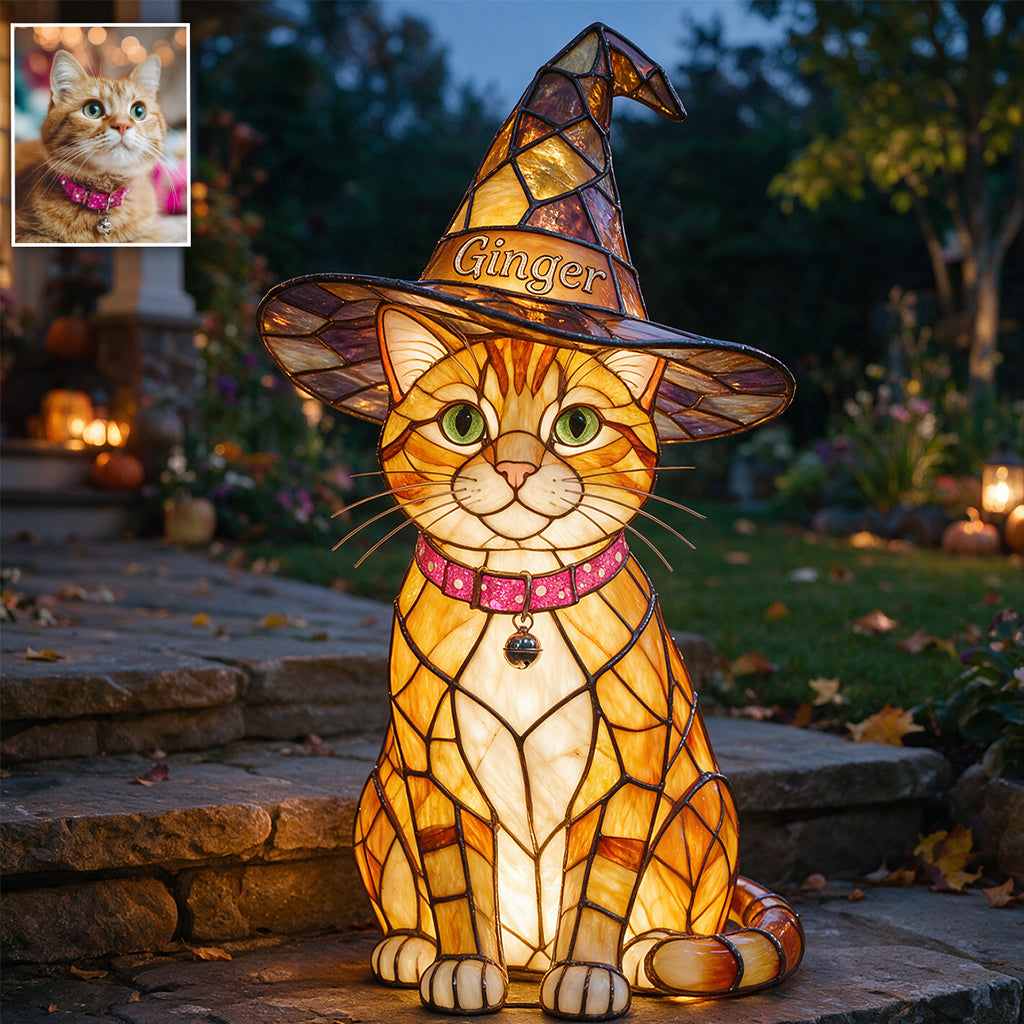 Magical Familiar Lamp - Personalized Dog Solar Acrylic Light