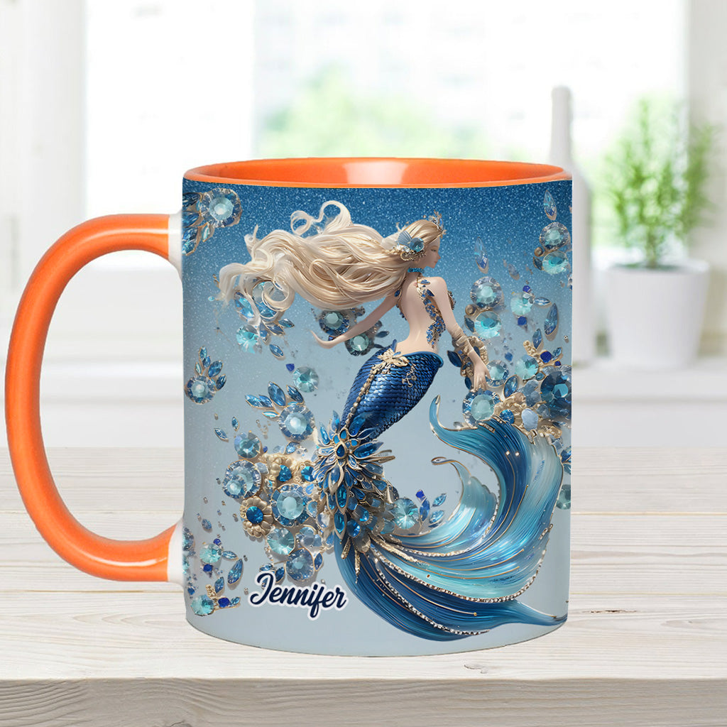 Wunderschöne Meerjungfrau – personalisierte Tasse mit Meerjungfrauen-Motiv