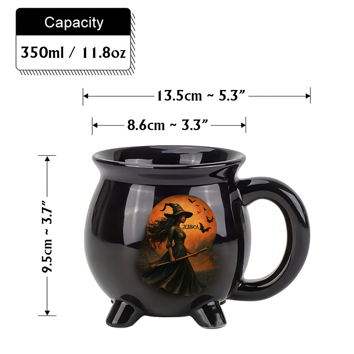 Witches Brew - Personalized Witch Cauldron Mug