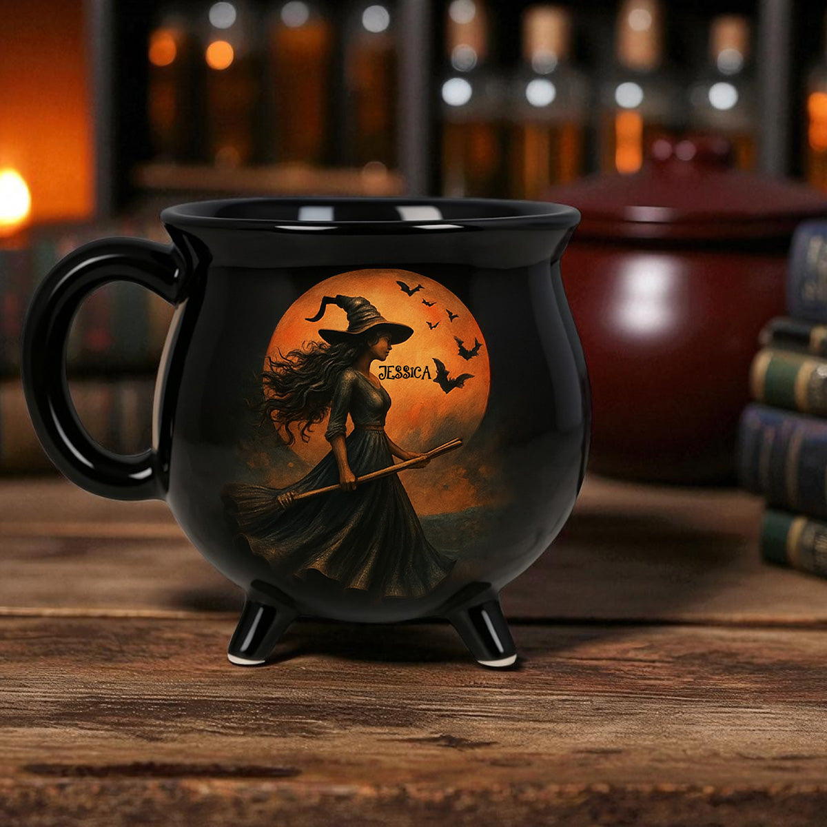 Witches Brew - Personalized Witch Cauldron Mug
