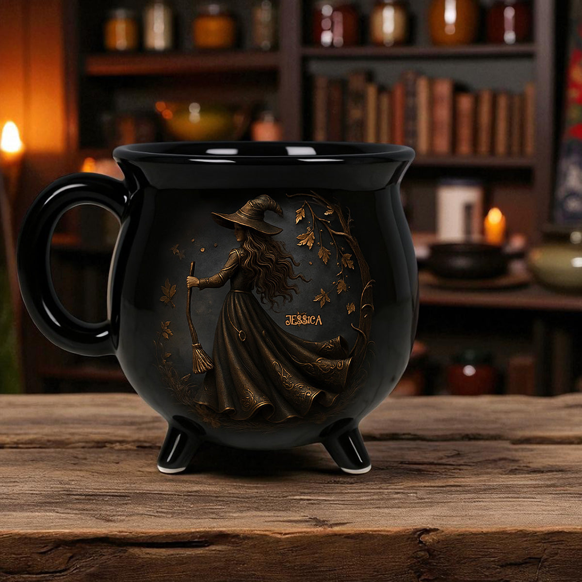 Witches Brew - Personalized Witch Cauldron Mug