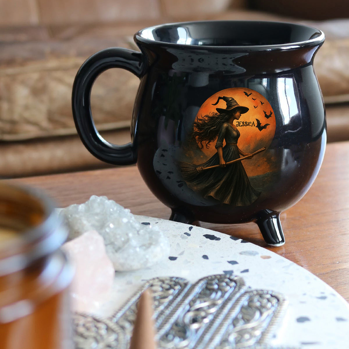 Witches Brew - Personalized Witch Cauldron Mug