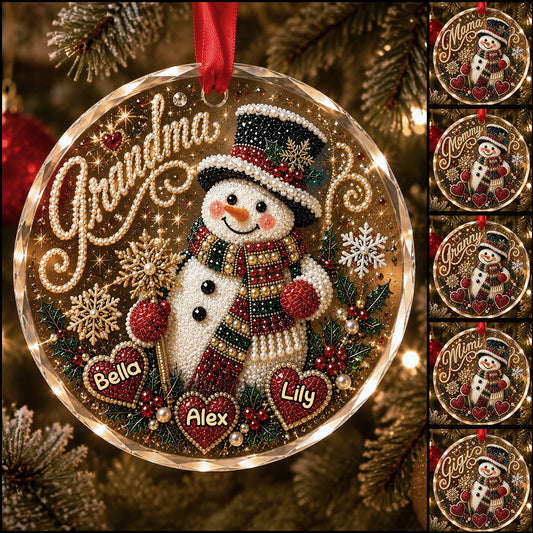 Grandma's Love - Personalized Grandma Diamond Painting Ornament Kit